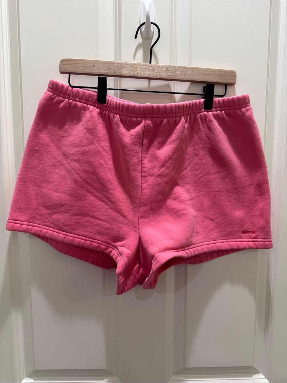 Aritzia Pink Fleece Shorts